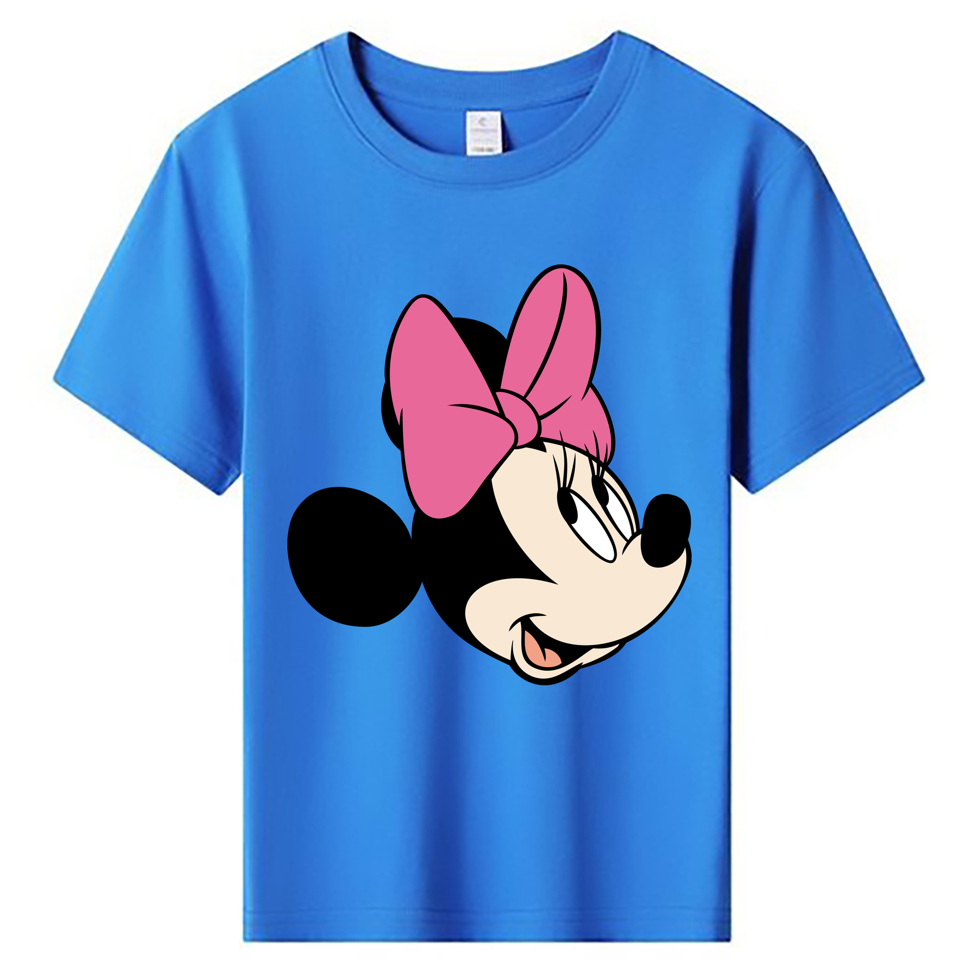 ミッキーマウス Mickey Mouse 綿100％キッズTシャツ（フロントプリント）